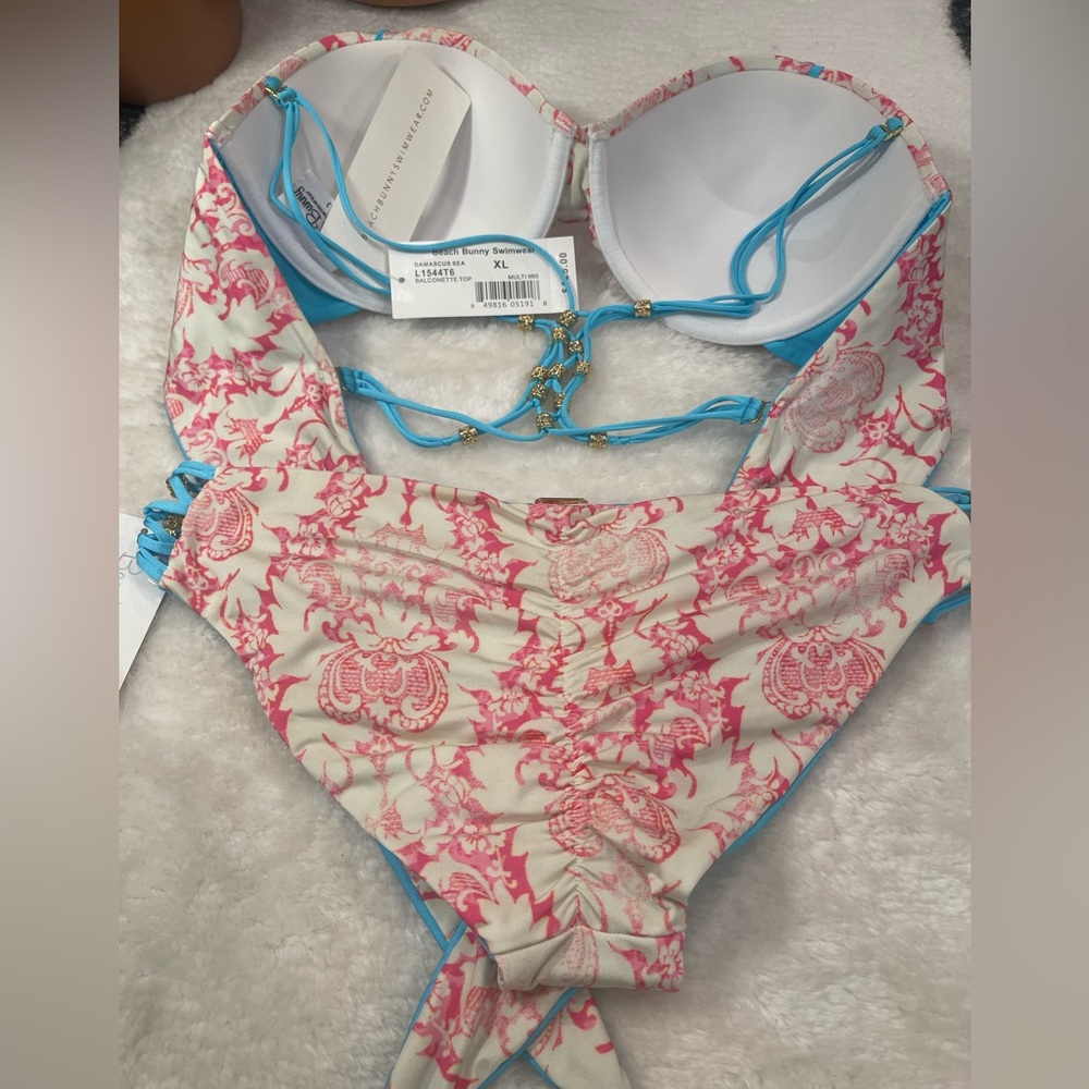 SOLD on POSH Canada 🇨🇦 xoxoxo NWT beach bunny bikini Damascus Sea 🌊 XL set - Picture 13 of 16